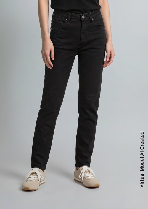 Jeans model Freja boyfriend — Black