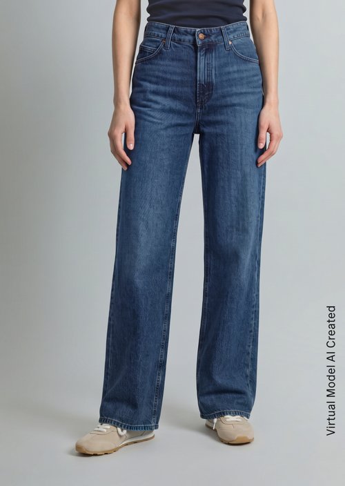 Jeans model Tomma wide — Dark Blue