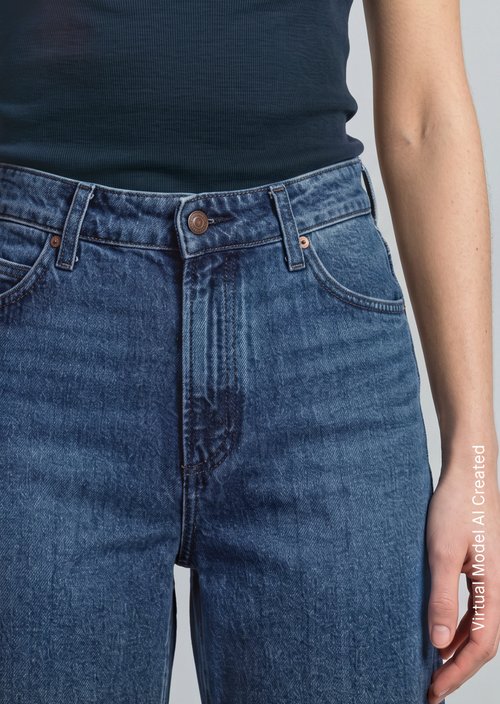 Jeans model Tomma wide — Dark Blue