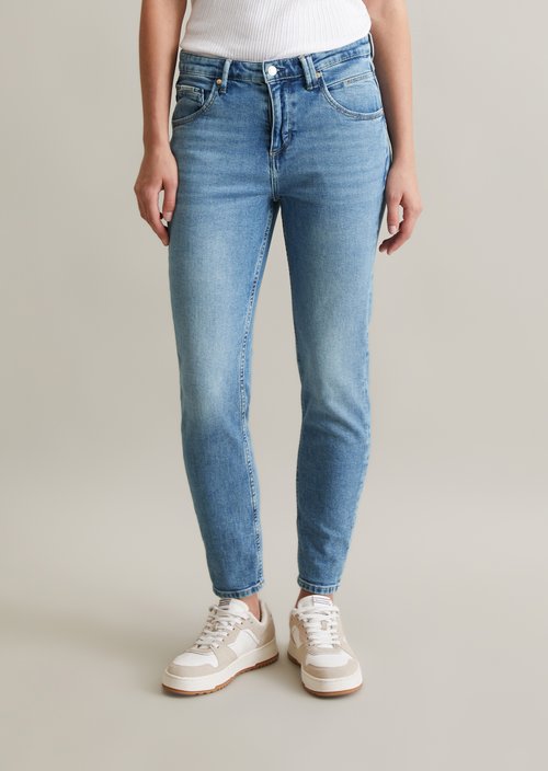 Jeans model Freja boyfriend ankle-length — Medium Blue