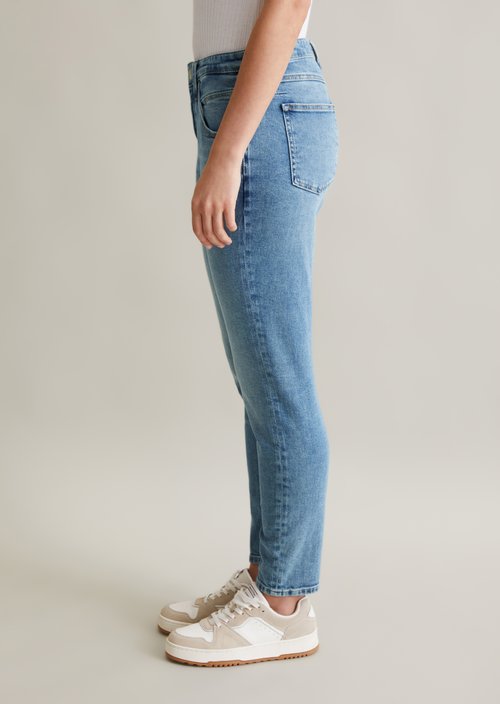 Jeans model Freja boyfriend ankle-length — Medium Blue