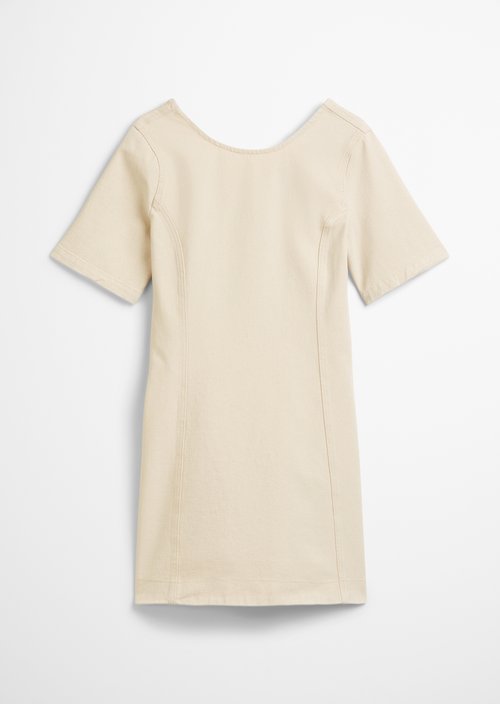 Mini jeans dress relaxed — Offwhite