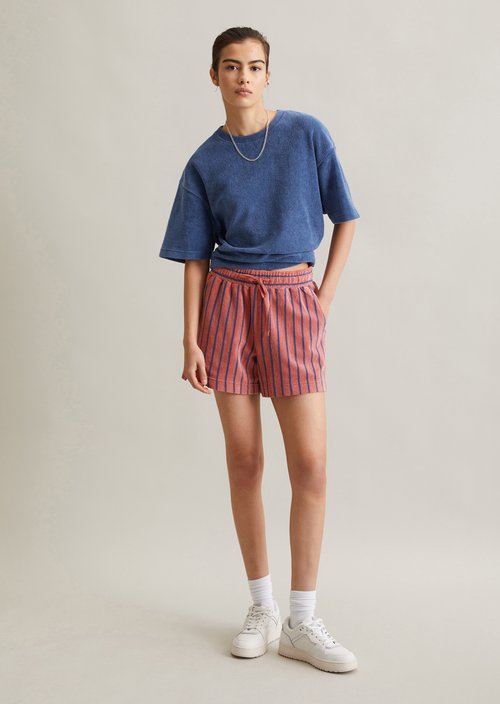Relaxed terry T-shirt — Cerulean Blue