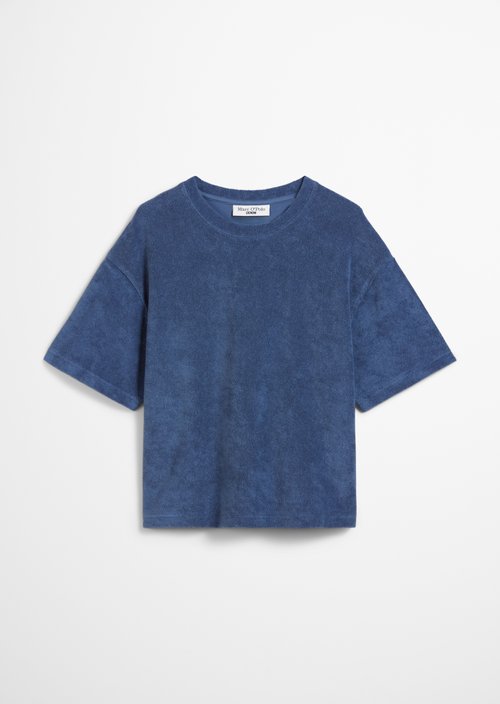 Relaxed terry T-shirt — Cerulean Blue