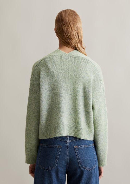 Cardigan loose — Elm Green