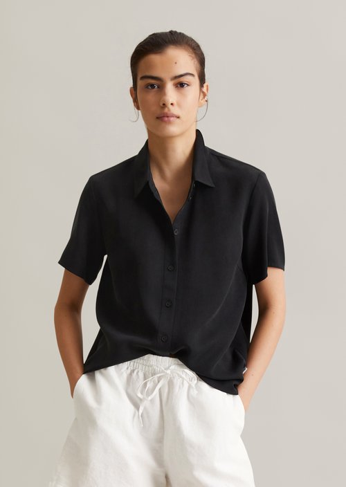 Regular blouse — Black