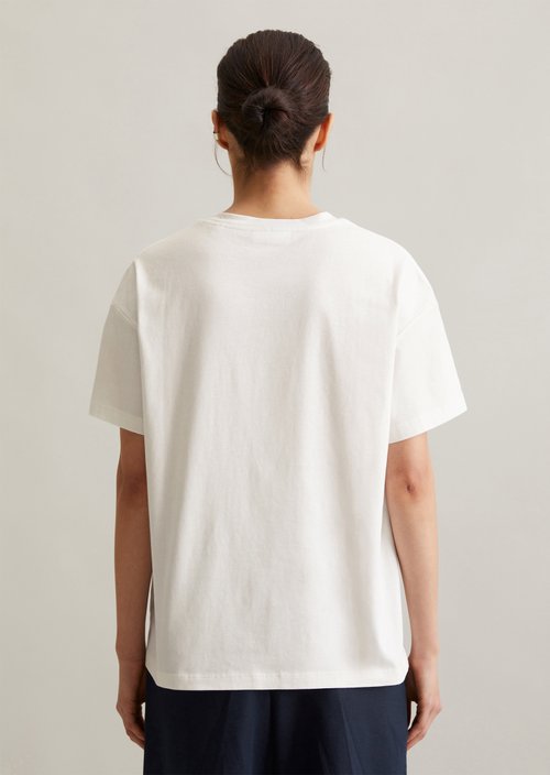 DfC T-Shirt relaxed — Silky White