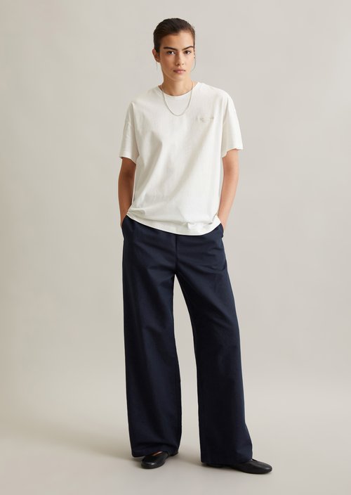 DfC T-Shirt relaxed — Silky White