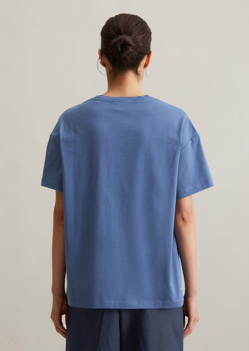 DfC T-Shirt relaxed — Cerulean Blue