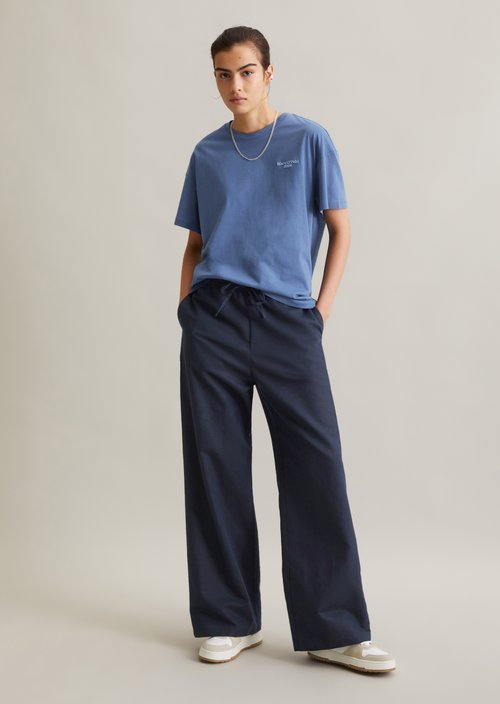DfC T-Shirt relaxed — Cerulean Blue