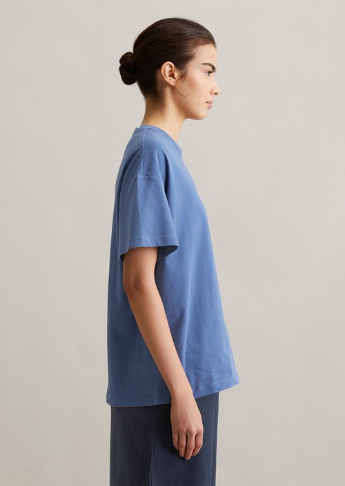 DfC T-Shirt relaxed — Cerulean Blue
