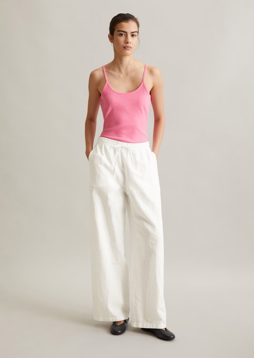 Spaghetti strap top slim — Soft Pink