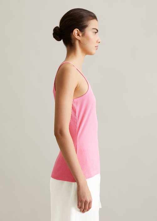 Spaghetti strap top slim — Soft Pink