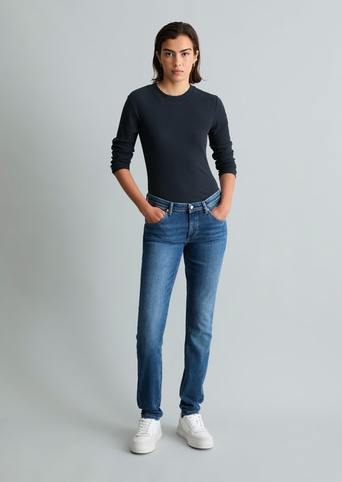 Jeans model Alva slim — Medium Blue