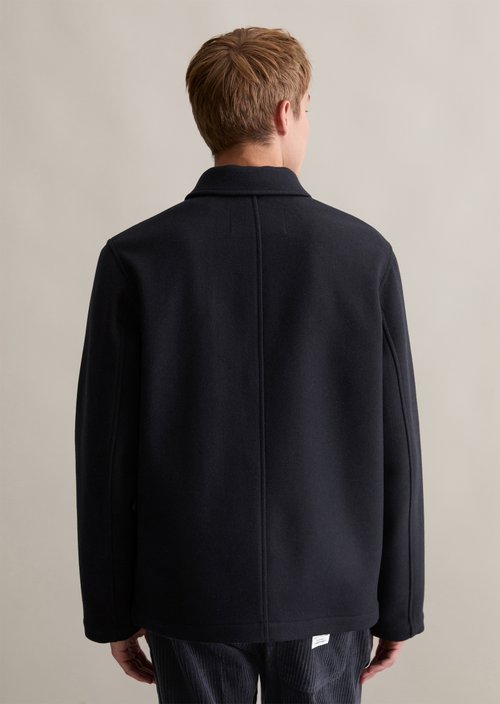 Wool jacket regular — Blue Depths