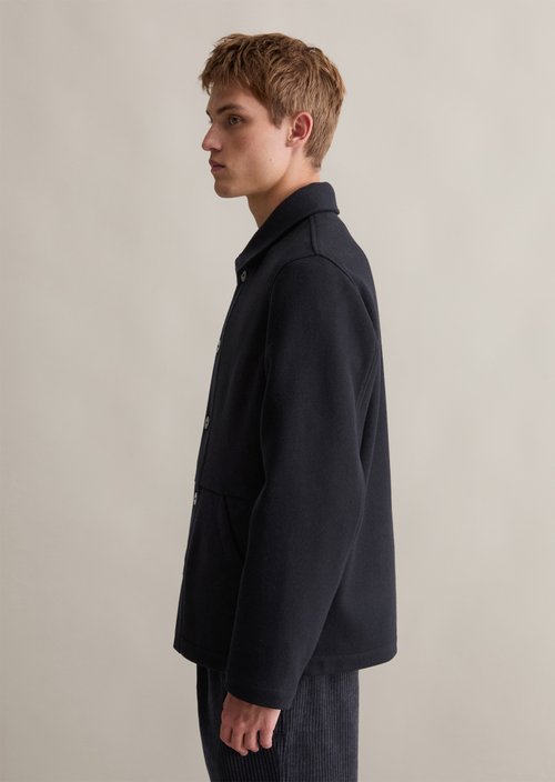 Wool jacket regular — Blue Depths