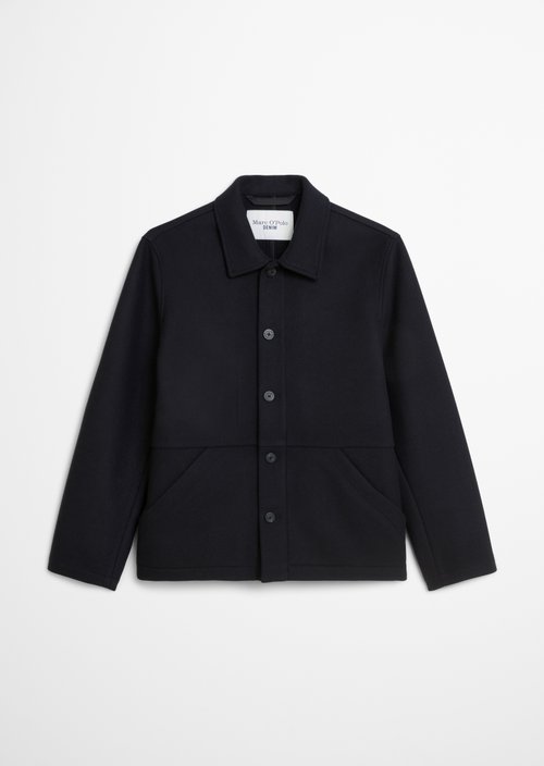 Wool jacket regular — Blue Depths