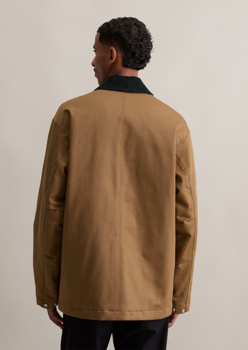 Padded worker jacket — Wood Grain