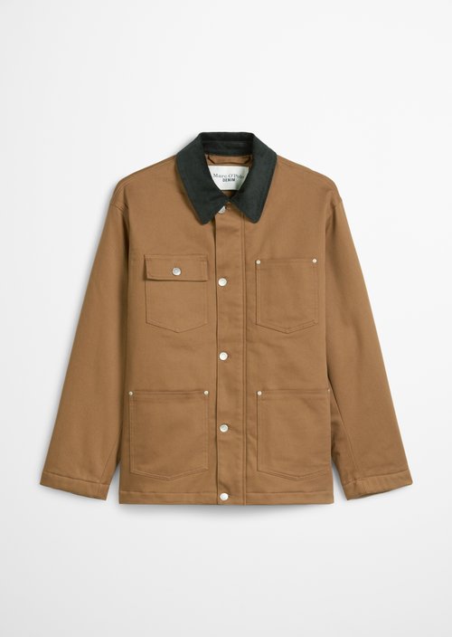 Padded worker jacket — Wood Grain