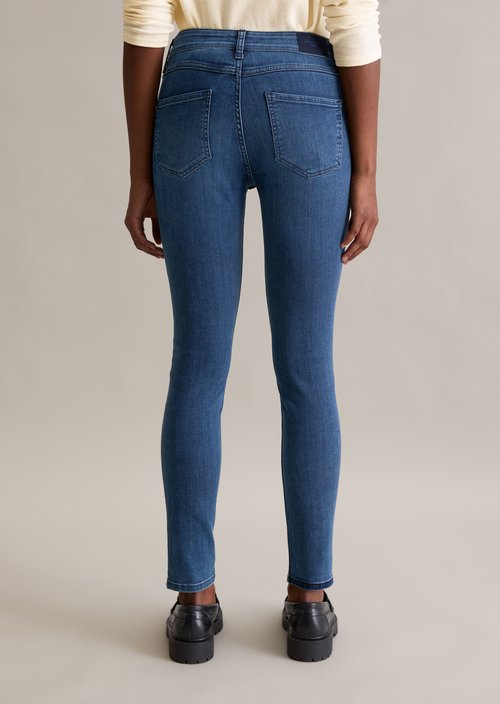 Jeans model Kaj skinny cropped — Dark Blue