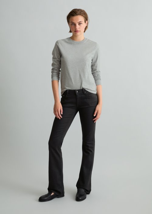 Jeans model Nella bootcut — Black