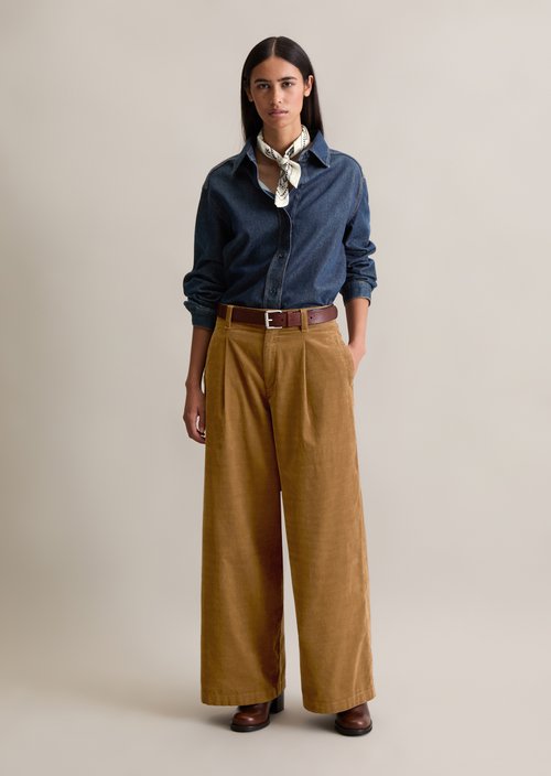Regular denim blouse — Dark Blue