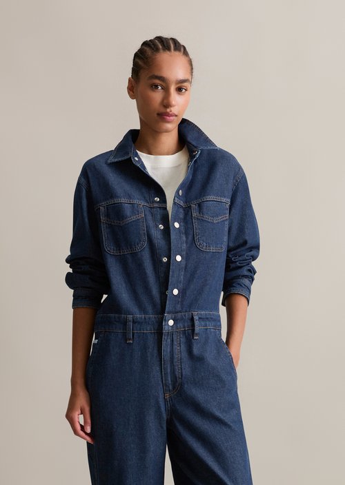 Jeans overall relaxed — Dark Blue