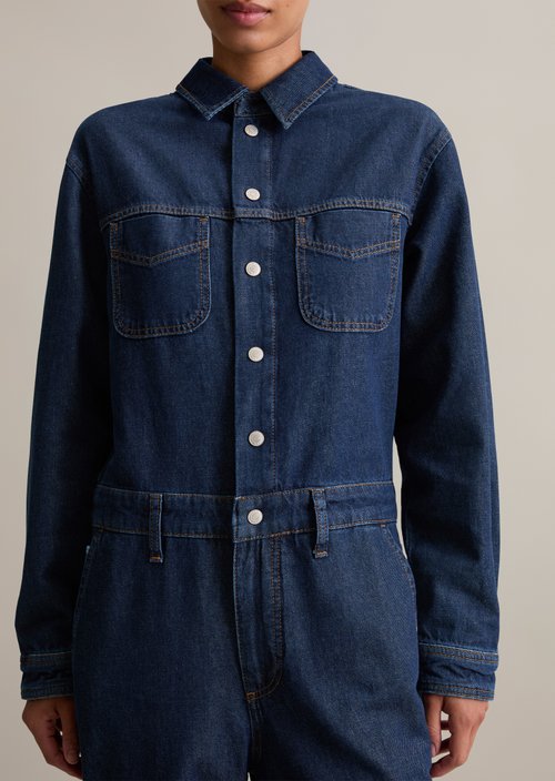 Jeans overall relaxed — Dark Blue