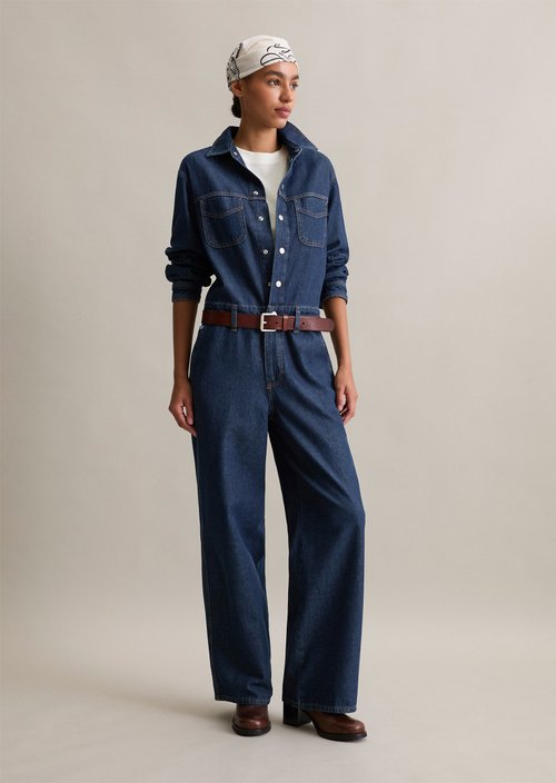 Jeans overall relaxed — Dark Blue