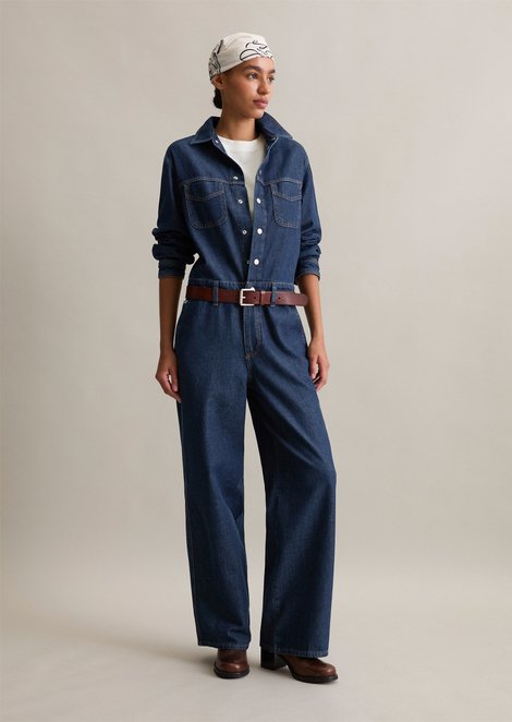 Marc O'Polo Jeans algemeen relaxed, Dames, blauw, M, 100% Katoen