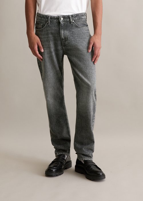Jeans model Sverre straight — Medium Grey