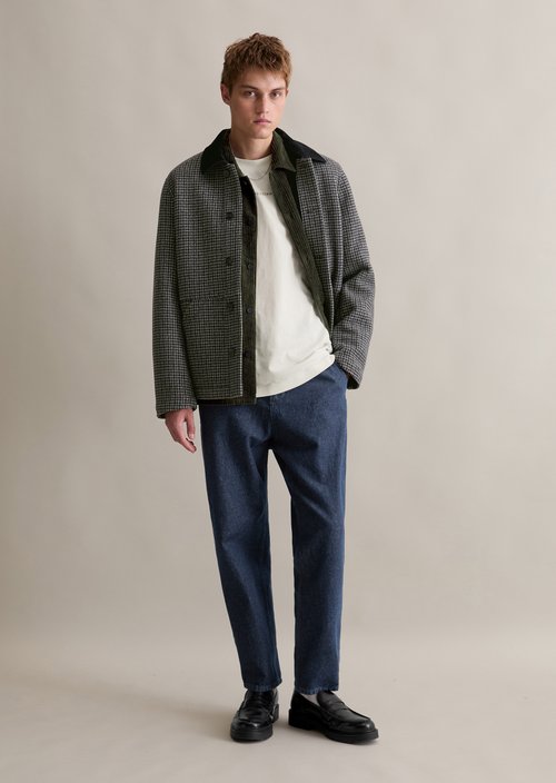 Wool jacket regular — Black