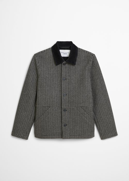 Wool jacket regular — Black