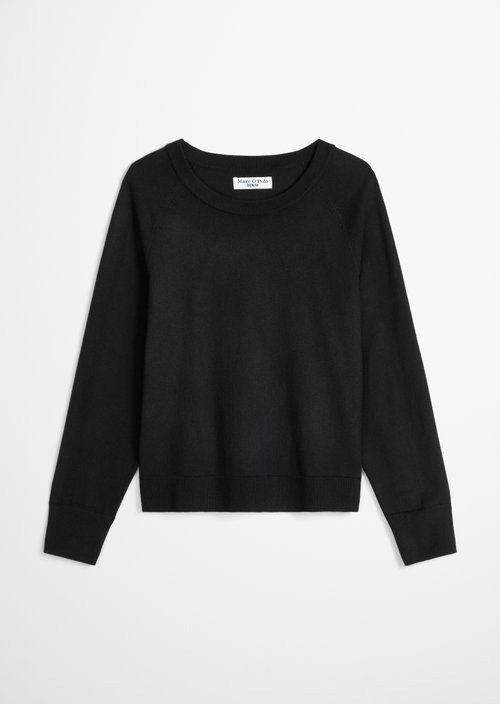 Knitted sweater regular — Black