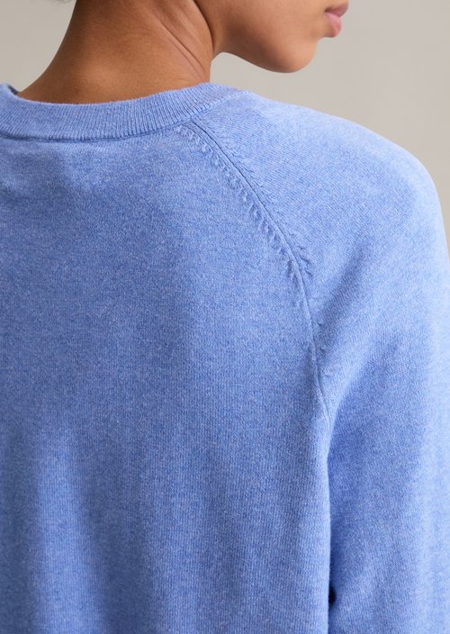 Knitted sweater regular — Cloudy Sky Melange
