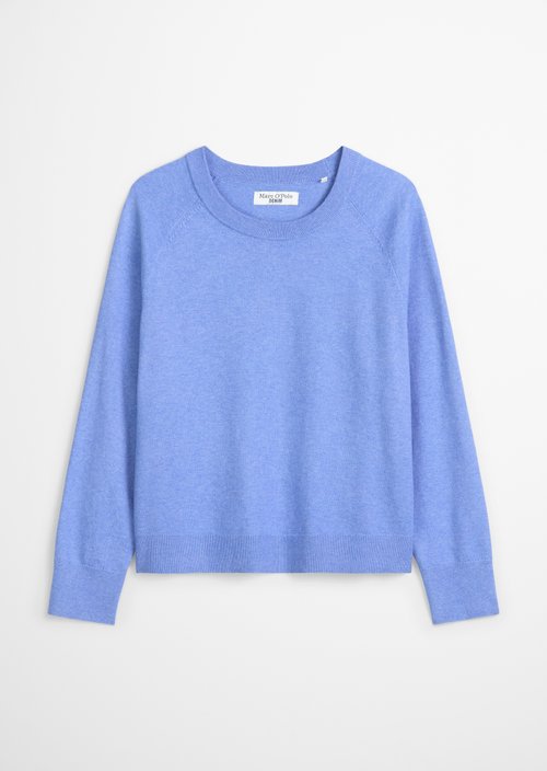 Knitted sweater regular — Cloudy Sky Melange