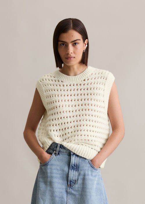 Sweater regular — White Blush