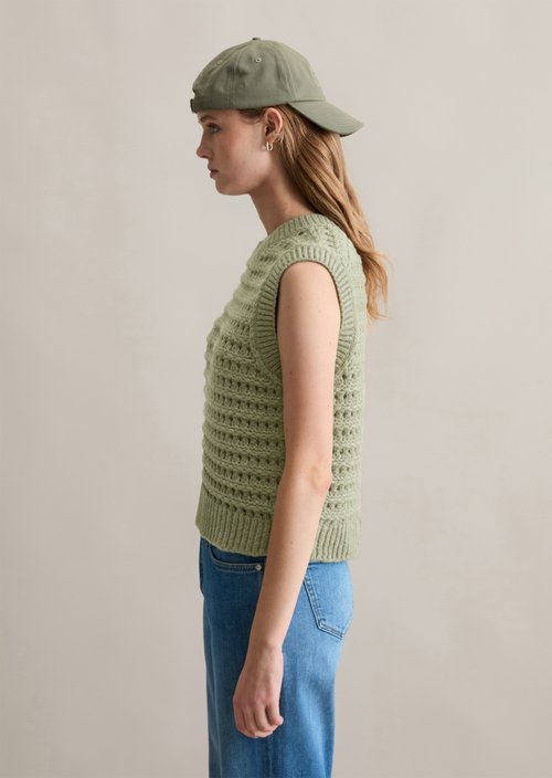 Sweater regular — Medium Green Melange