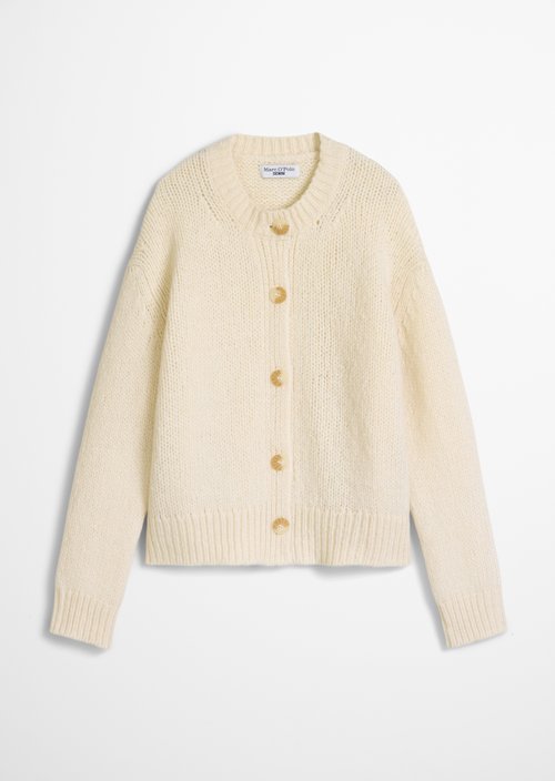 Relaxed cardigan — White Blush