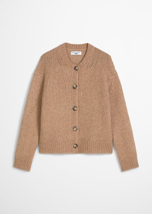 Relaxed cardigan — Light Almond Melange
