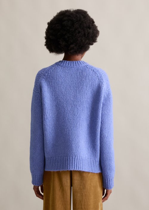 Relaxed cardigan — Cloudy Sky Melange