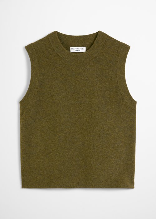 Sweater regular — Dark Green Melange