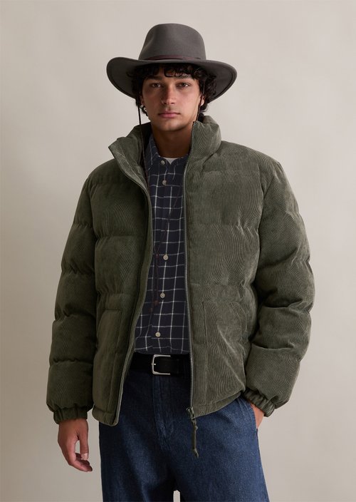 Quilted jacket regular — Pineneedle