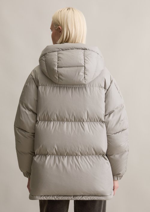 Oversize down puffer jacket — Grey Eternity