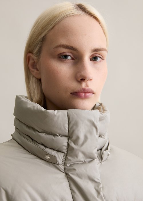 Oversize down puffer jacket — Grey Eternity