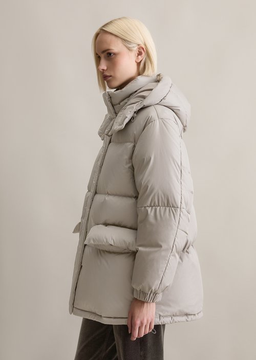 Oversize down puffer jacket — Grey Eternity