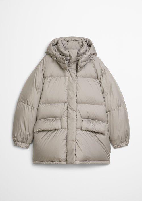 Oversize down puffer jacket — Grey Eternity