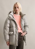 Oversize down puffer jacket made from recycled polyester