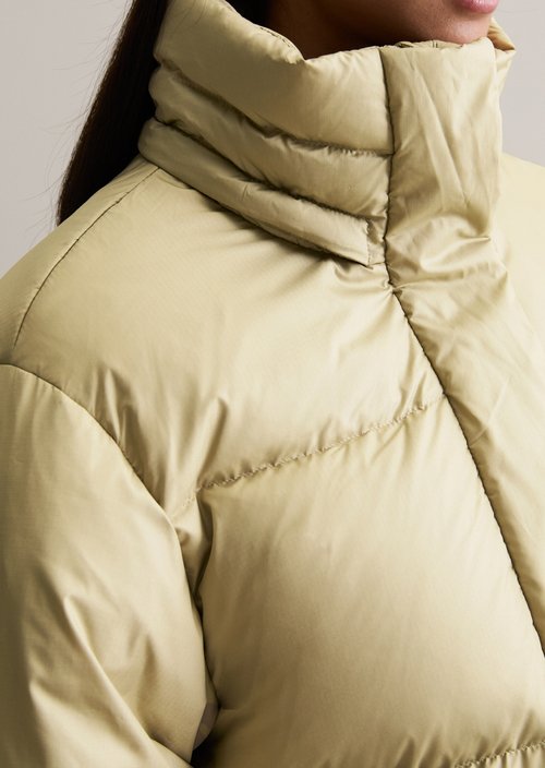 Oversize down puffer jacket — Artichoke Leaf