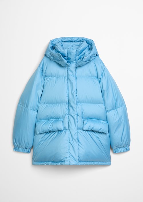 Oversize down puffer jacket — Azure Sky